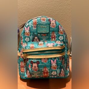 NWT Disney Loungefly Mickey & Friends Tiki Tropical Backpack Enchanted Tiki Room